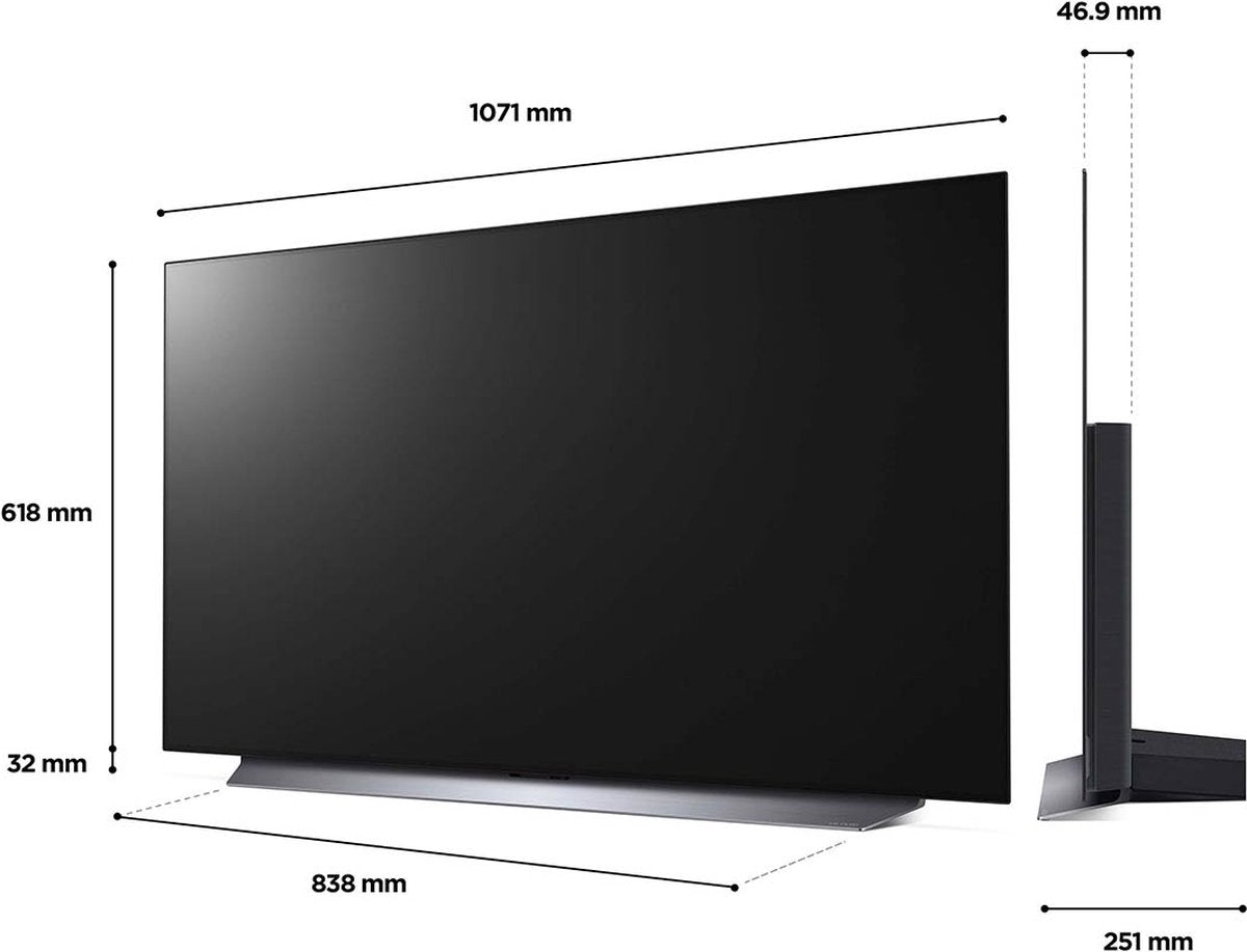 LG C2 OLED48C25LB - 48 inch - 4K OLED Evo - 2022