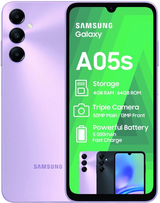 Samsung A05S 4/128GB Lichtviolet