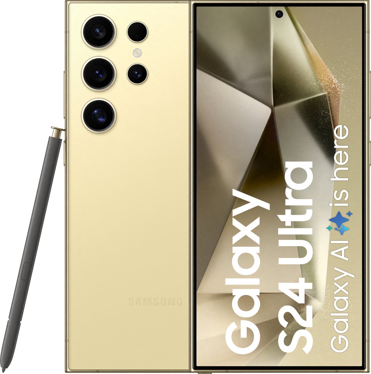 Samsung Galaxy S24 Ultra 5G - 256 Go - Jaune Titane