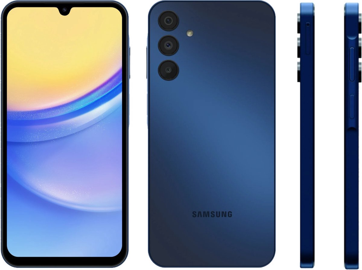 Samsung Galaxy A15 - 4 Go de RAM - 128 Go - Bleu/Noir