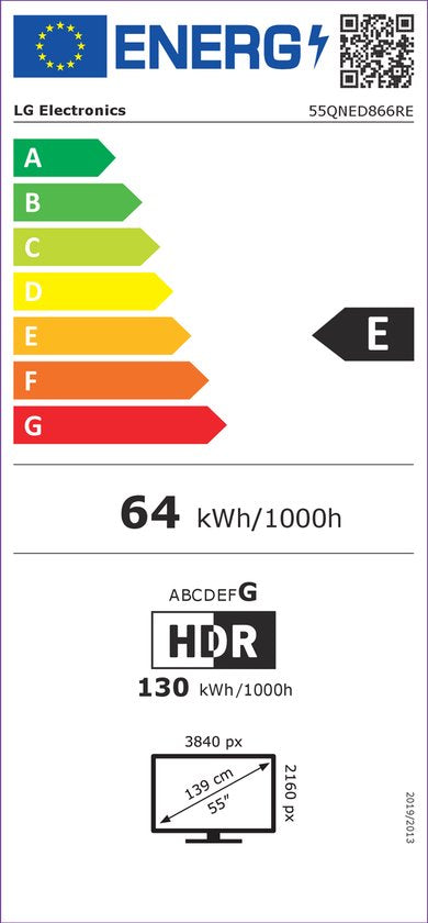 LG 55QNED866RE - 55 pouces - QNED MiniLED 4K Ultra HD - 2023