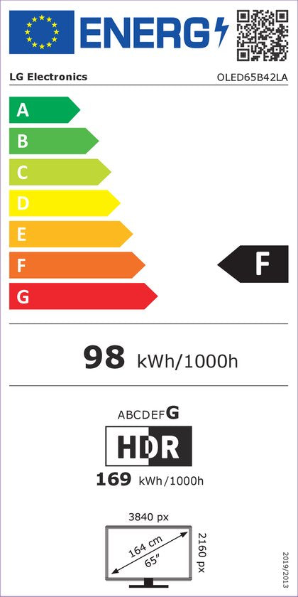 LG B4 OLED65B42LA - 65 pouces - 4K OLED - 2024