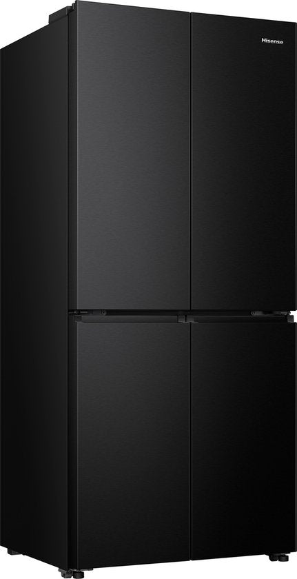 Hisense RQ5P470SAFE - Cross-deur koel-vriescombinatie - My Fresh Choice - Metal-Tech Cooling - Dual-Tech Cooling - Capaciteit 483 liter - Zwart