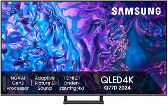 Samsung QE75Q77D - 75 inch - 4K QLED - 2024