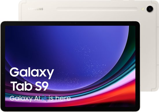 Samsung Galaxy Tab S9 - WiFi - 128GB - Beige