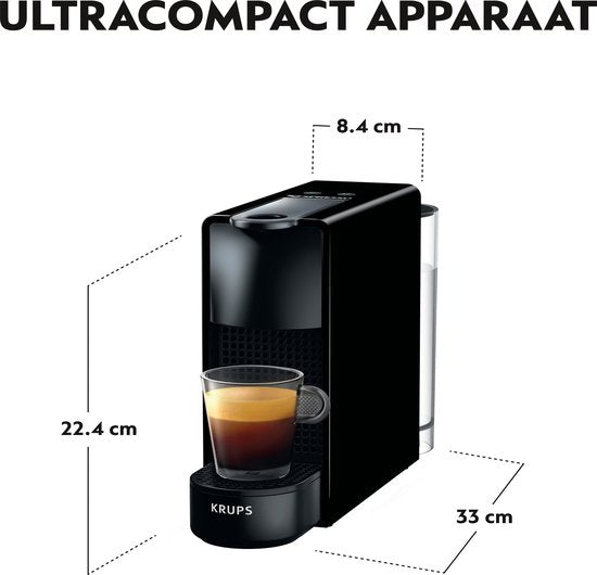 Krups Nespresso Essenza Mini XN1108 - Machine à café à dosettes - Noir