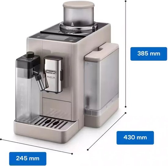 De'Longhi Rivélia EXAMEN440.55. BG Machine à espresso enièrement automatique 1,4 l