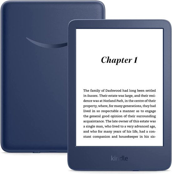 Amazon B09SWV9SMH Lecteur de livres électroniques Écran tactile 16 Go Wifi Bleu