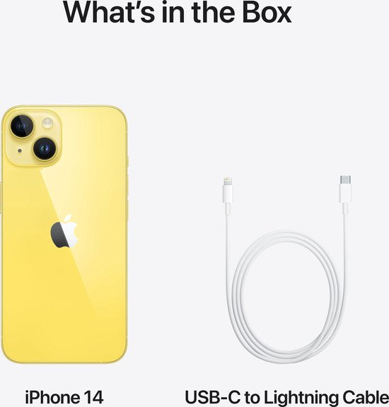 Apple iPhone 14 - 128GB - Yellow