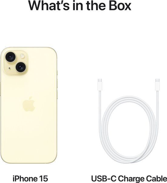 Apple iPhone 15 - 128GB - Yellow