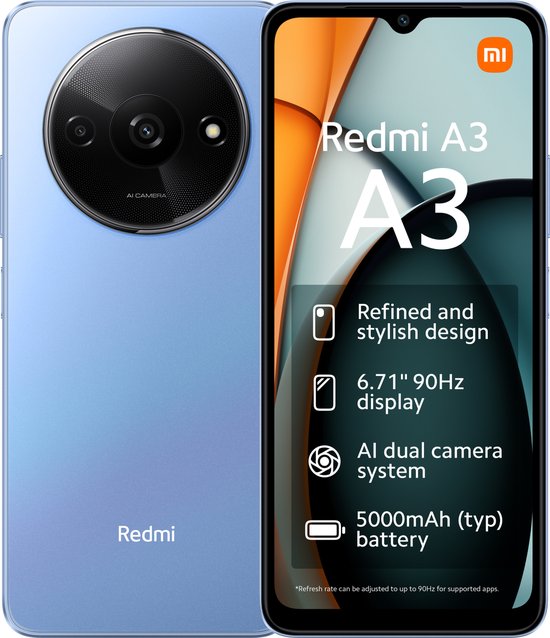 Xiaomi Redmi A3 - 64GB - Star Blue