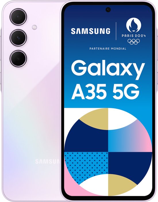 Samsung Galaxy A35 - 256 Go - Lilas génial