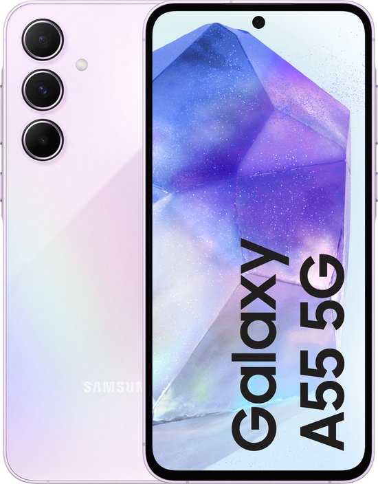 Samsung Galaxy A55 5G - 256 Go - Lilas génial