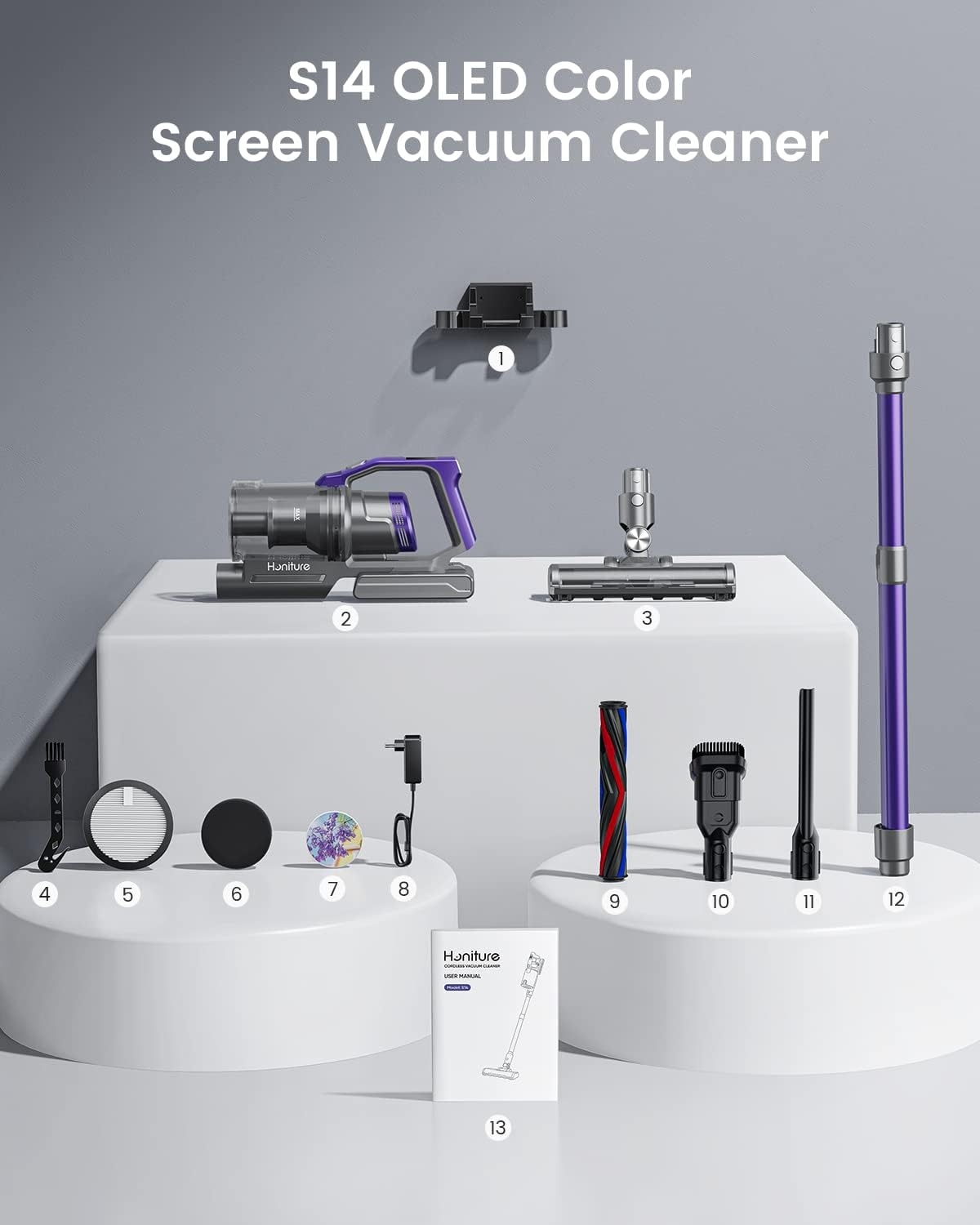 HONITURE S14 Cordless Vacuum Cleaner - 2024