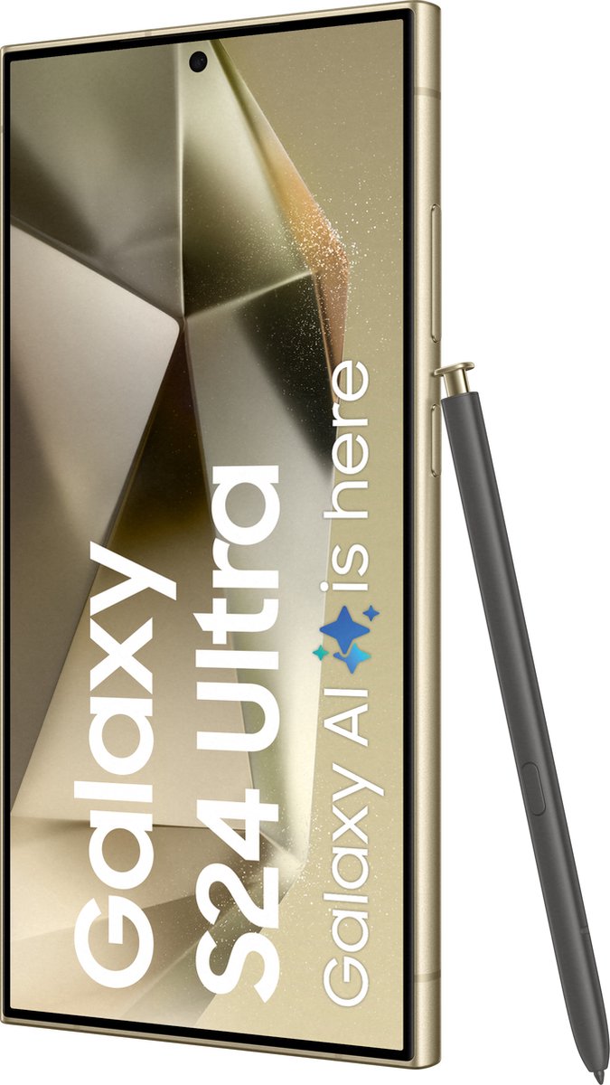 Samsung Galaxy S24 Ultra 5G - 256GB - Titanium Geel