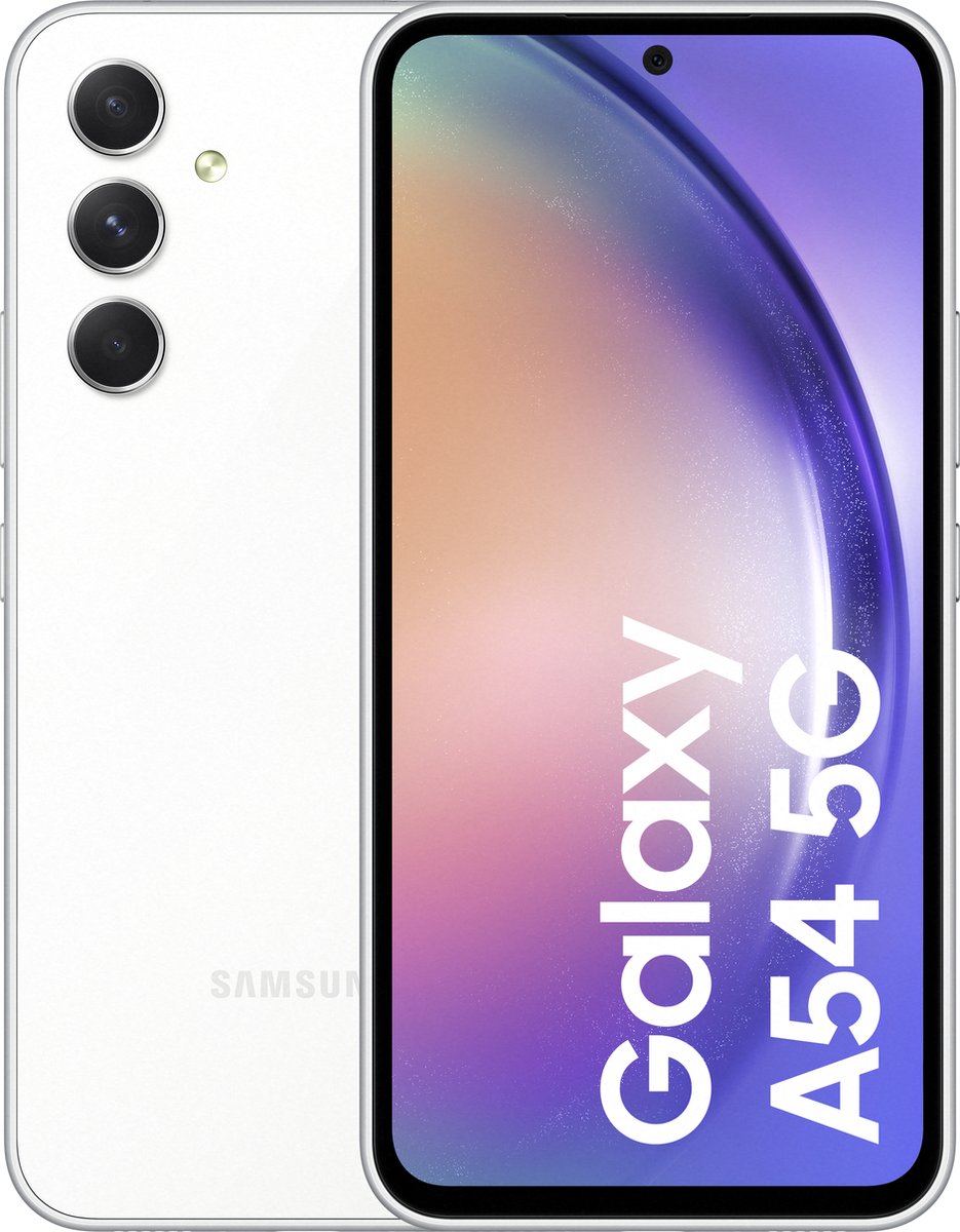Samsung Galaxy A54 5G - 6GB RAM - 128GB - 50MP - Android 13 - White - 16.3 cm (6.4
