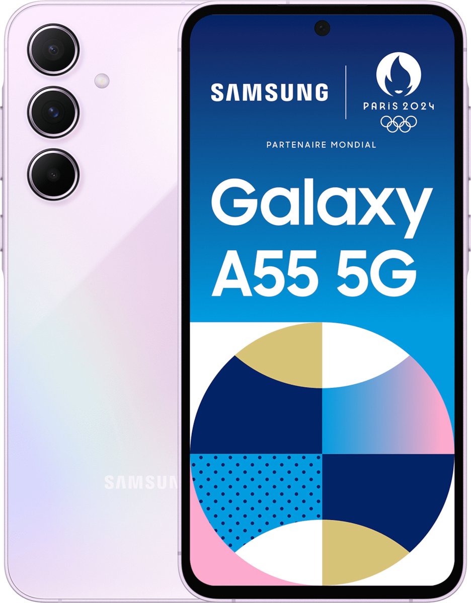 Samsung Galaxy A55 5G - 128GB - Awesome Lilac
