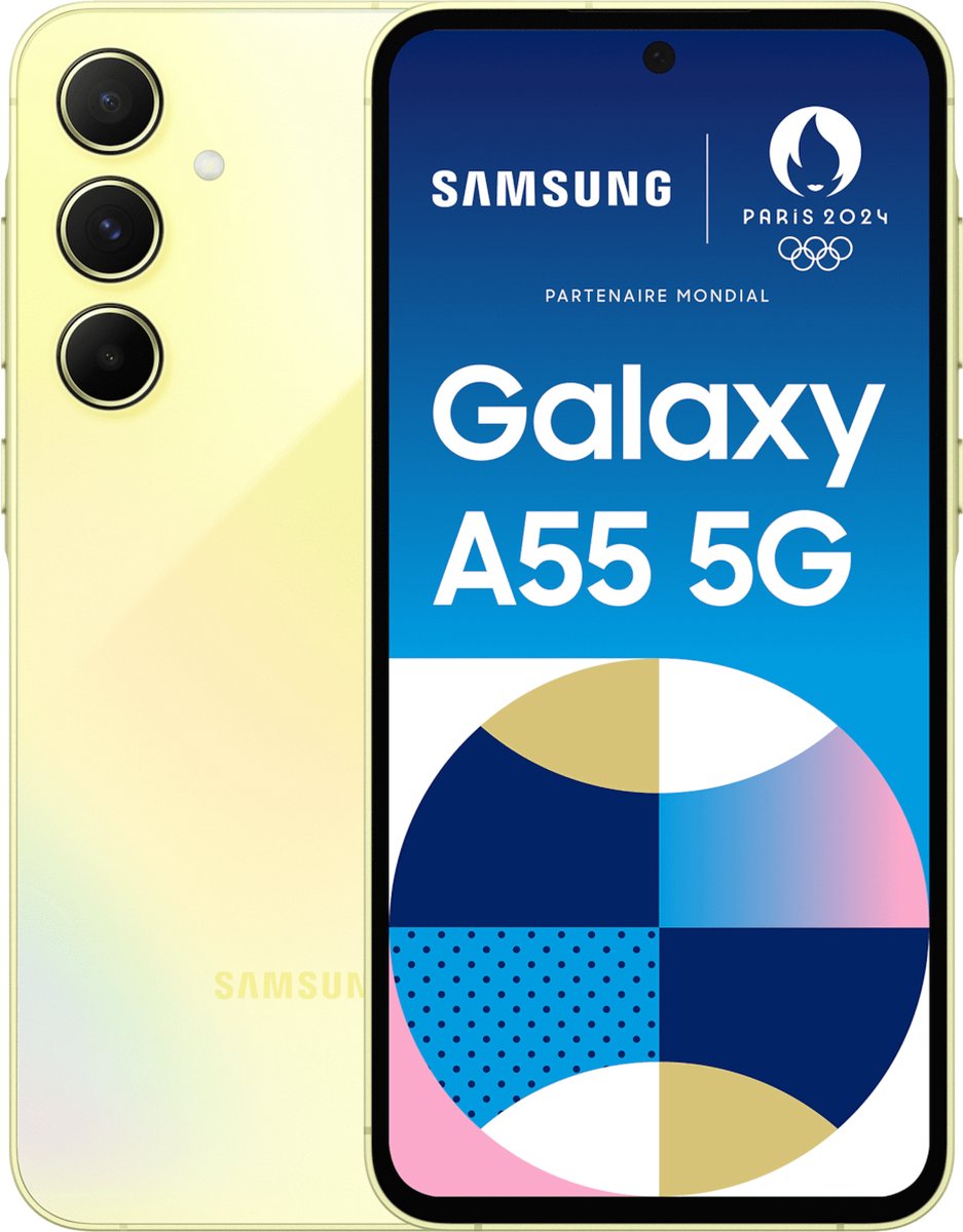 Samsung Galaxy A55 5G - 128GB - Awesome Lemon