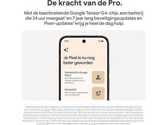 GOOGLE Pixel 9 Pro XL - 256GB - 5G - Obsidiaan