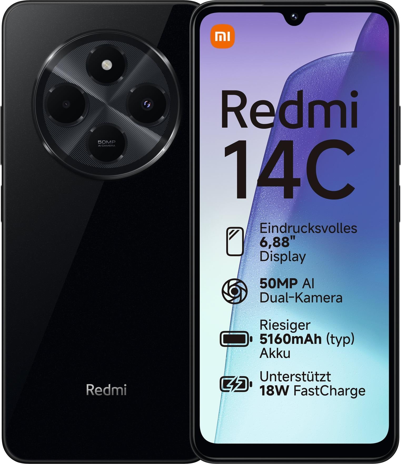 Xiaomi Redmi 14C 256GB - Zwart