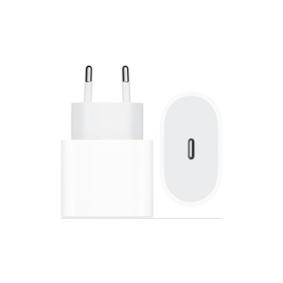 Chargeur Apple 20W USB-C - Chargeur rapide iPhone - Blanc