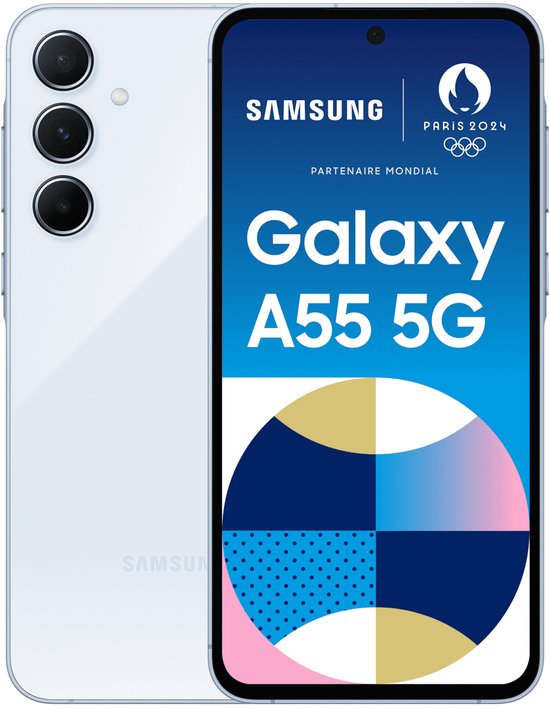 Samsung Galaxy A55 5G - 256GB - Geweldig IJsblauw